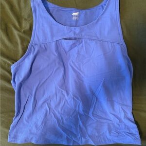 Avia Blue Ribbed Tank Top
